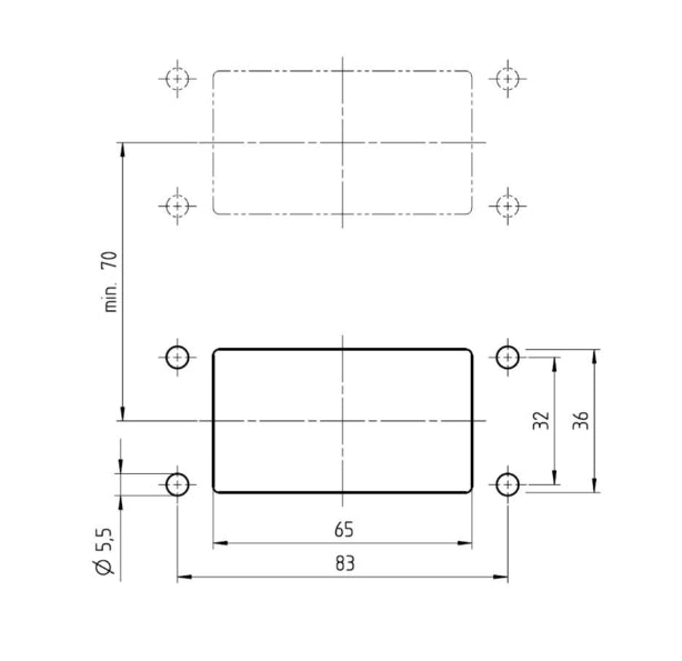 KDSI-SR BK Cable entry Series