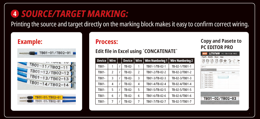 LETATWIN（LM-3000PRO) Wire Marker