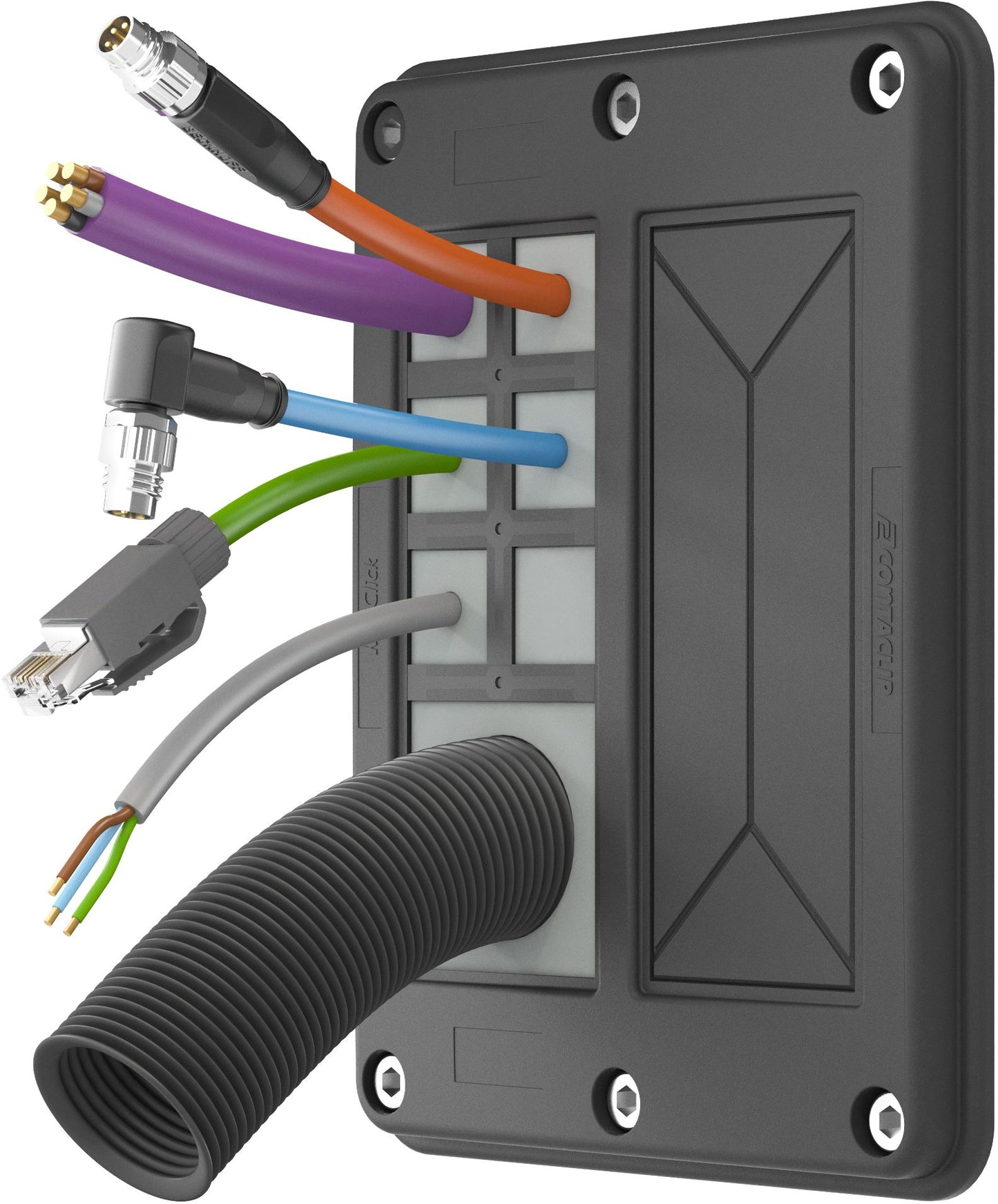 KDS-FP 3x10/24 BK (Cable Entry)