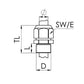 KV/M-L 1.5mm GR cable gland series