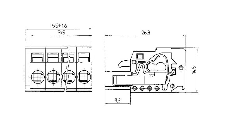 PZB 3950 GN Connector Series