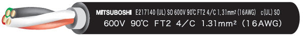 SO（600V Heat and Oil resistant rubber flexible cord )